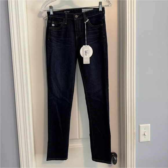 NEW Adriano Goldschmeid AG 25 Prima Ankle Cigarette Skinny Jeans ~ Dark Wash - Picture 2 of 10